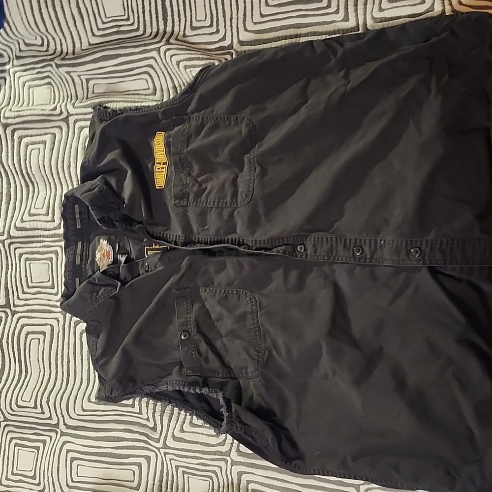 Vintage Harley Davidson Cutoff